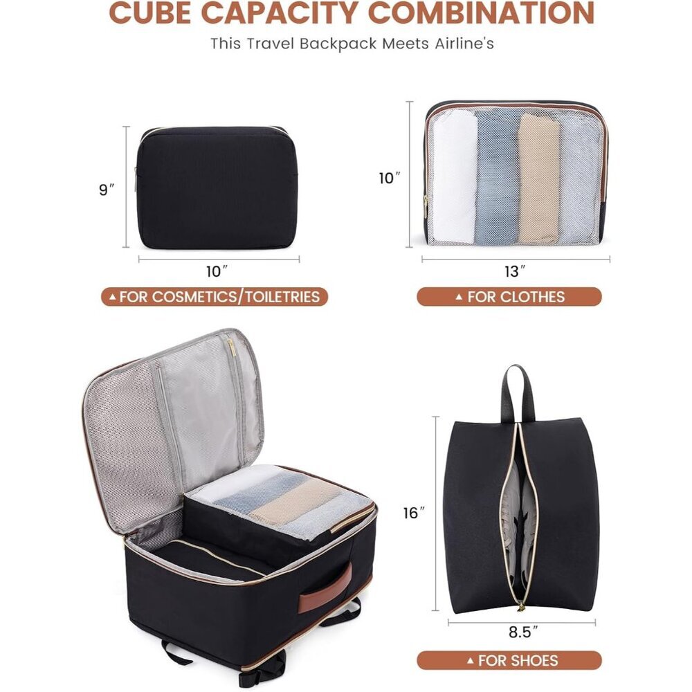 Versatile 50l Women's Carry-On Backpack: Comfy, Tsa Approved, For All Adventures View 5